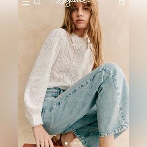 Sezane Marinette Blouse, 36 NWOT